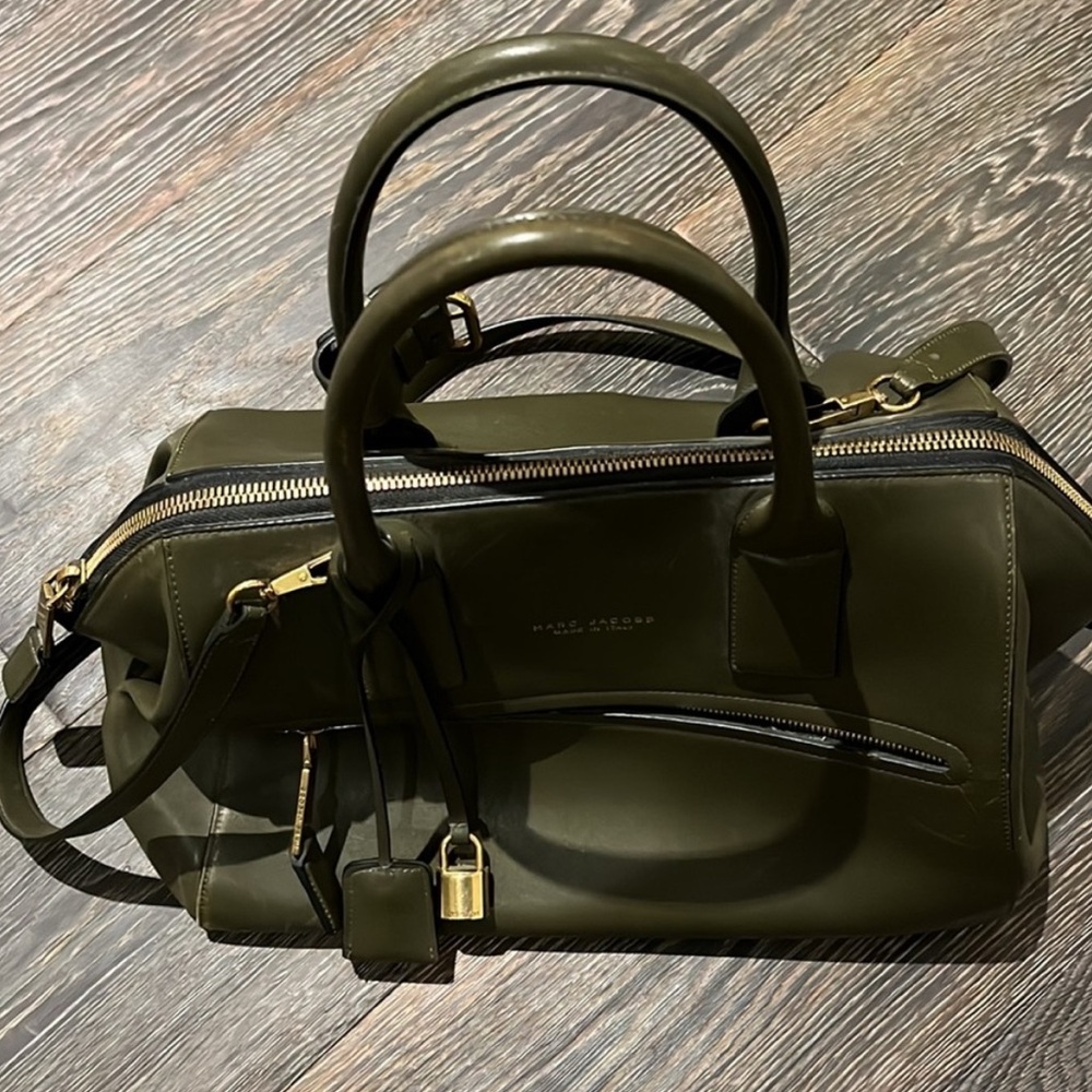 Marc Jacobs Dark Green Satchel Doctor Bag - Picture 7 of 8